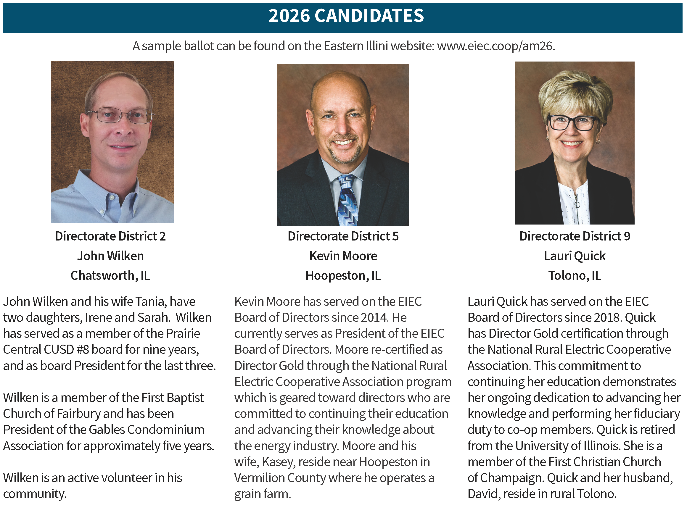2026 Board Candidates