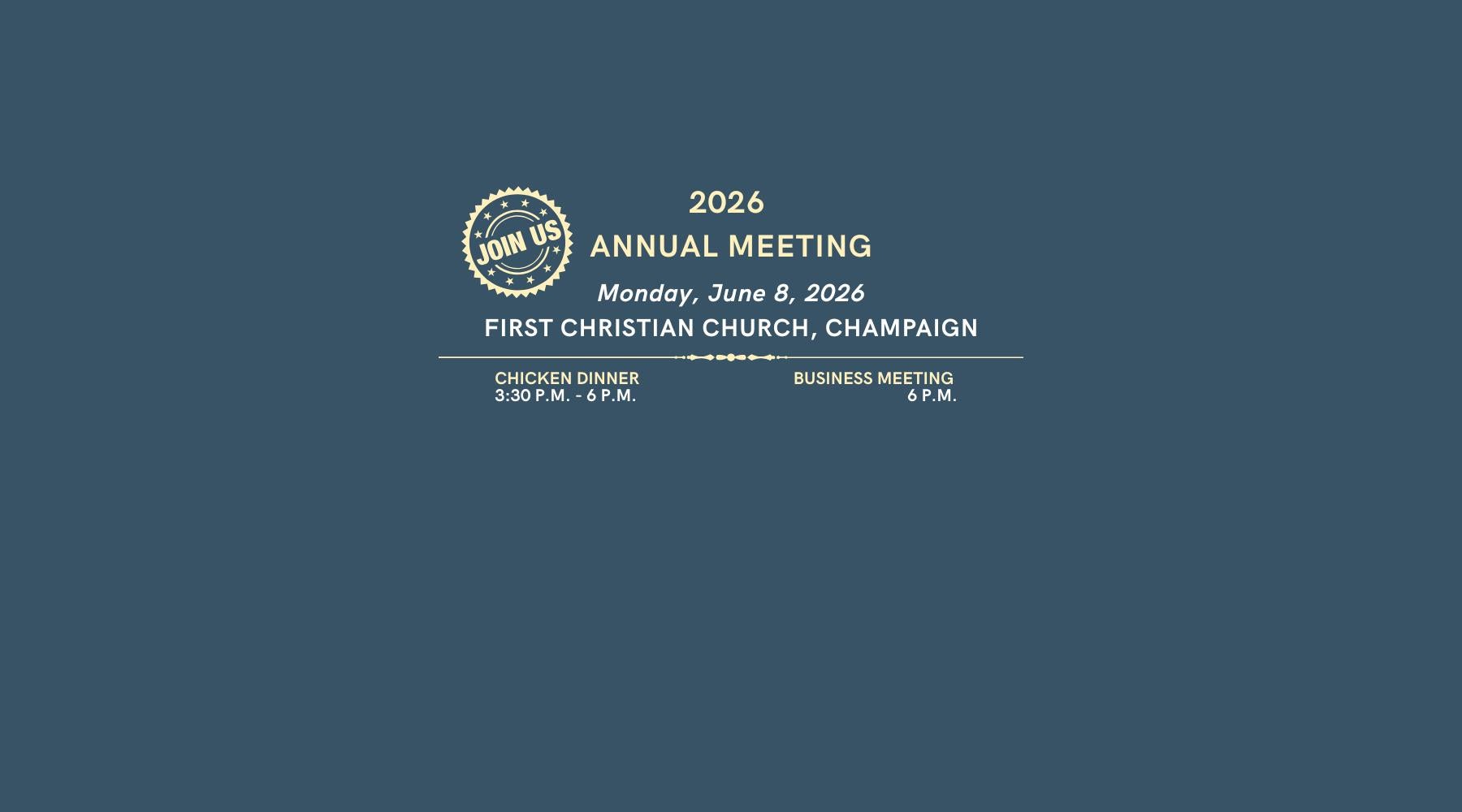 Annual Meeting 2026
